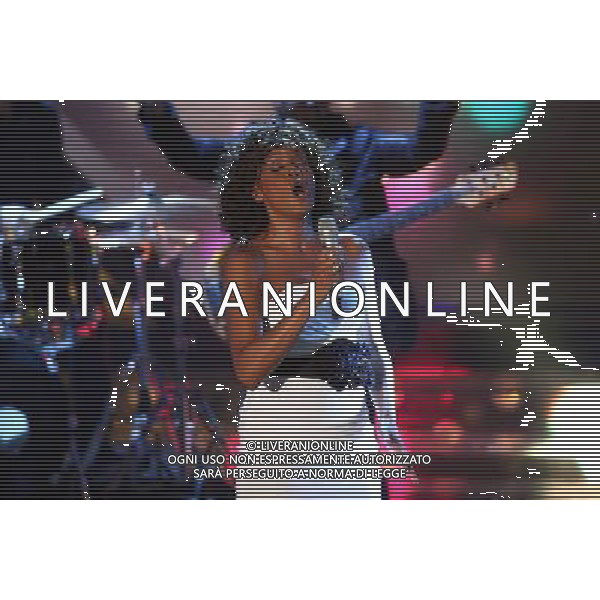 TRASMISSIONE TV: \' X FACTOR\' - 7ma PUNTATA NELLA FOTO: WHITNEY HOUSTON © ANTONIO SORANO - AG. ALDO LIVERANI SAS