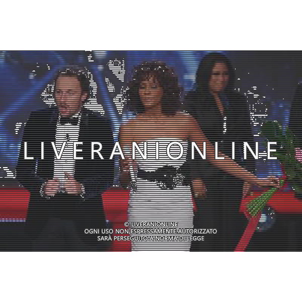 TRASMISSIONE TV: \' X FACTOR\' - 7ma PUNTATA NELLA FOTO: WHITNEY HOUSTON - FRANCESCO FACCHINETTI © ANTONIO SORANO - AG. ALDO LIVERANI SAS