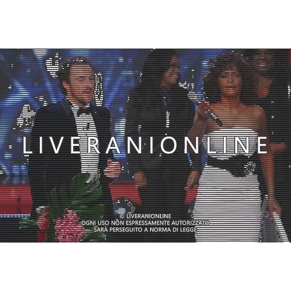 TRASMISSIONE TV: \' X FACTOR\' - 7ma PUNTATA NELLA FOTO: WHITNEY HOUSTON - FRANCESCO FACCHINETTI © ANTONIO SORANO - AG. ALDO LIVERANI SAS