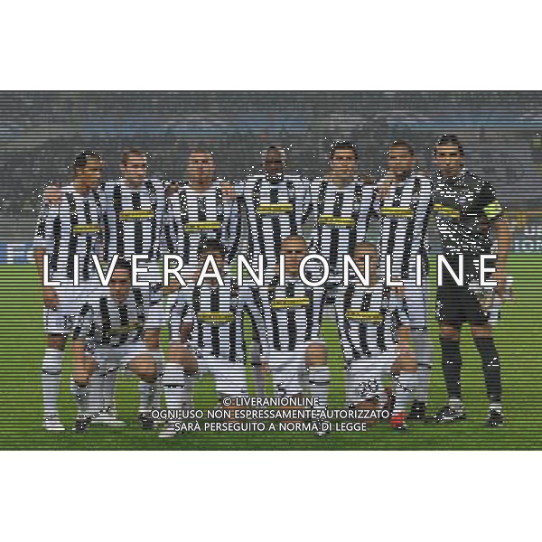 21-10-2009 Torino Sport-Calcio Juventus Maccabi Haifa Champions League 2009/2010 Nella foto: La formazione della juventus 200910 AG ALDO LIVERANI 