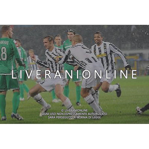 21-10-2009 Torino Sport-Calcio Juventus Maccabi Haifa Champions League 2009/2010 Nella foto: Esultanza della juventus dopo il gol di Chiellini AG ALDO LIVERANI 