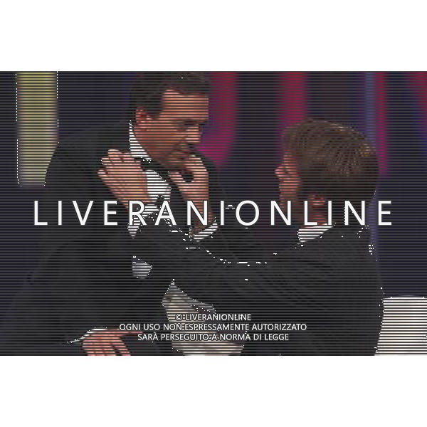 TRASMISSIONE TV: \' CHIAMBRETTI NIGHT\' NELLA FOTO: PRINCIPE EMANUELE FILIBERTO DI SAVOIA - PIERO CHIAMBRETTI FOTO ANTONIO SORANO - AG. ALDO LIVERANI SAS