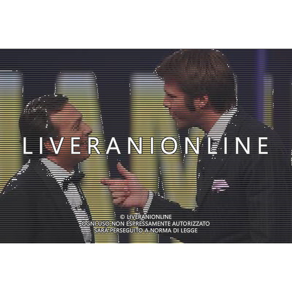 TRASMISSIONE TV: \' CHIAMBRETTI NIGHT\' NELLA FOTO: PIERO CHIAMBRETTI - PRINCIPE EMANUELE FILIBERTO DI SAVOIA - © ANTONIO SORANO - AG. ALDO LIVERANI SAS