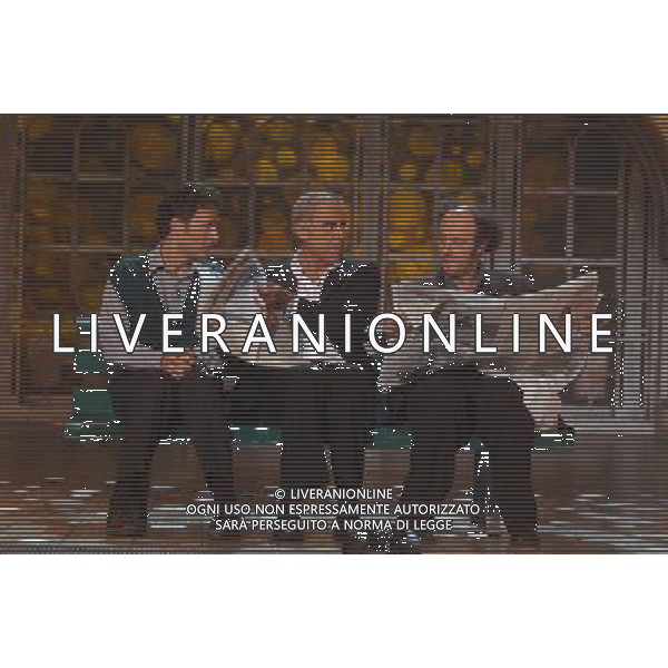 TRASMISSIONE TELEVISIVA\'IL TEO-SONO TORNATO NORMALE\' NELLA FOTO ALE \' FRANZ - TEO TEOCOLI AG ALDO LIVERANI