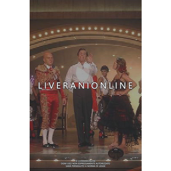 TRASMISSIONE TELEVISIVA\'IL TEO-SONO TORNATO NORMALE\' NELLA FOTO TEO TEOCOLI - CLAUDIO BISIO - VANESSA INCONTRADA AG ALDO LIVERANI