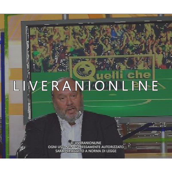 TRASMISSIONE TELEVISIVA\'QUELLI CHE IL CALCIO \' NELLA FOTO GIAMPIERO GALEAZZI AG ALDO LIVERANI