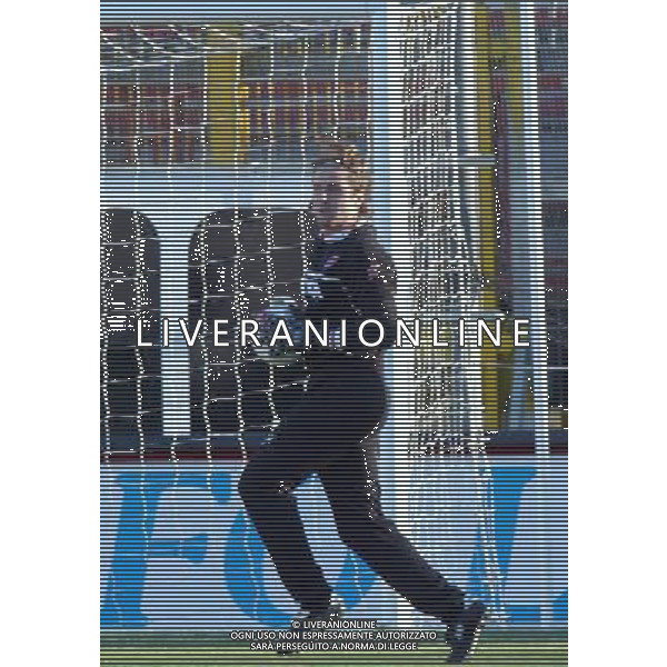 PERUGIA 16/12/2003 COPPA ITALIA TIM 2003-2004 OTTAVI DI RITORNO PERUGIA - CHIEVOVERONA NELLA FOTO:IL PORTIERE PARDINI ESORDISCE IN PARTITE UFFICIALI* FOTO 1905/ROBERTO SETTONCE/ALDO LIVERANI S.A.S.