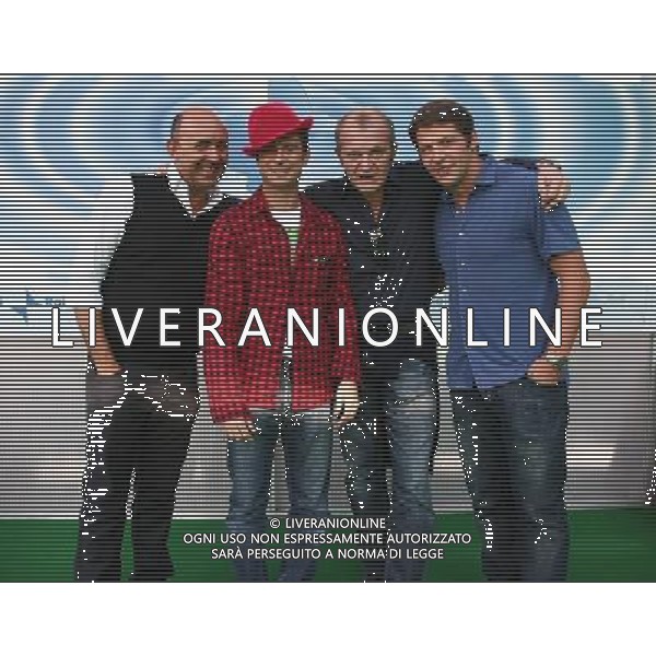 TRASMISSIONE TV: \' QUELLI CHE IL CALCIO\' NELLA FOTO: SASA\' SALVAGGIO - FABRIZIO FONTANA - ANDREA PUCCI - MATTEO MATERAZZI © ANTONIO SORANO - AG. ALDO LIVERANI SAS