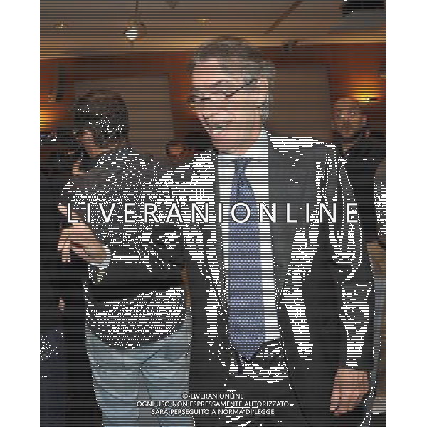 MILANO 26/10/2009 SALA BUZZATI CORRIERE DELLA SERA VIA BALZAN, 3 PREMIO GIACINTO FACCHETTI A CESARE PRANDELL NELLA FOTO MASSIMO MORATTI FOTO ROMANO/AG ALDO LIVERANI