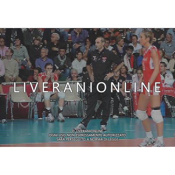Findomestic Volley Cup - Campionato Pallavolo Serie A1 Femminile Busto Arsizio (VA) 25-10-2009 Yamamay Busto Arsizio - Zoppas Industries Conegliano Veneto nella foto: Parisi Carlo allenatore della Yamamay foto Garavaglia - ag. Aldo Liverani sas