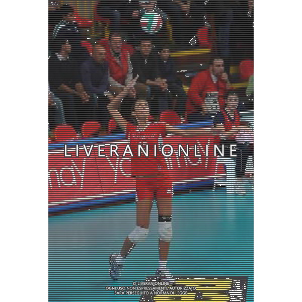 Findomestic Volley Cup - Campionato Pallavolo Serie A1 Femminile Busto Arsizio (VA) 25-10-2009 Yamamay Busto Arsizio - Zoppas Industries Conegliano Veneto nella foto: De Luca Barbara (Yamamay) in battuta foto Garavaglia - ag. Aldo Liverani sas