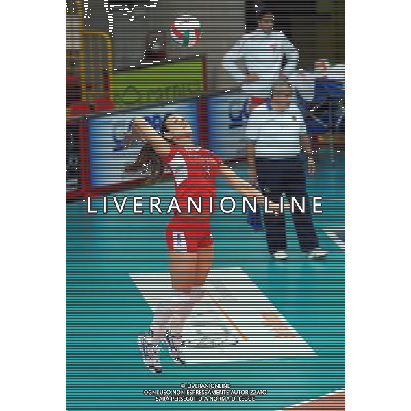 Findomestic Volley Cup - Campionato Pallavolo Serie A1 Femminile Busto Arsizio (VA) 25-10-2009 Yamamay Busto Arsizio - Zoppas Industries Conegliano Veneto nella foto: Fernandinha (Yamamay) in battuta foto Garavaglia - ag. Aldo Liverani sas