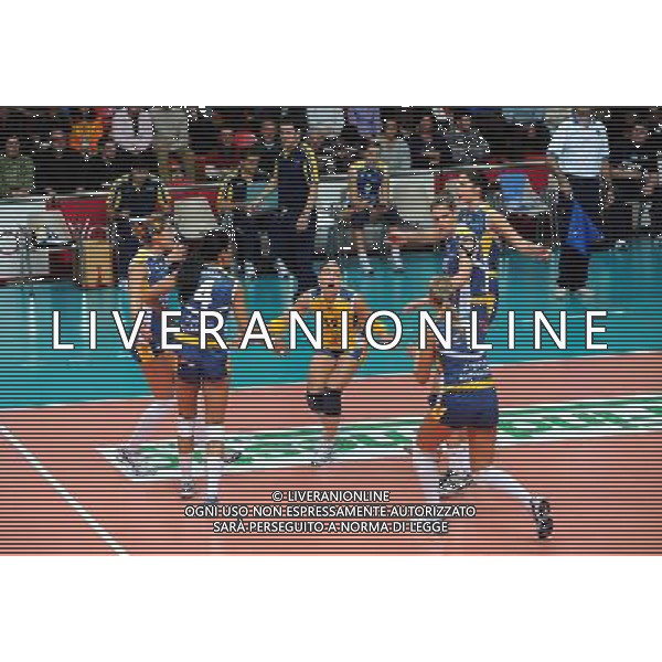 Findomestic Volley Cup - Campionato Pallavolo Serie A1 Femminile Busto Arsizio (VA) 25-10-2009 Yamamay Busto Arsizio - Zoppas Industries Conegliano Veneto nella foto: le giocatrici della Zoppas Industries dopo un punto foto Garavaglia - ag. Aldo Liverani sas