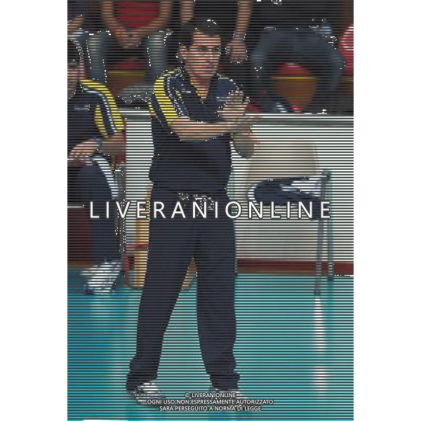 Findomestic Volley Cup - Campionato Pallavolo Serie A1 Femminile Busto Arsizio (VA) 25-10-2009 Yamamay Busto Arsizio - Zoppas Industries Conegliano Veneto nella foto: Martinez Mario Regulo allenatore della Zoppas Industries foto Garavaglia - ag. Aldo Liverani sas