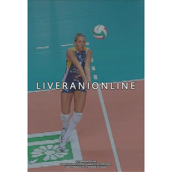 Findomestic Volley Cup - Campionato Pallavolo Serie A1 Femminile Busto Arsizio (VA) 25-10-2009 Yamamay Busto Arsizio - Zoppas Industries Conegliano Veneto nella foto: Marcon Francesca (Zoppas Industries) in ricezione foto Garavaglia - ag. Aldo Liverani sas