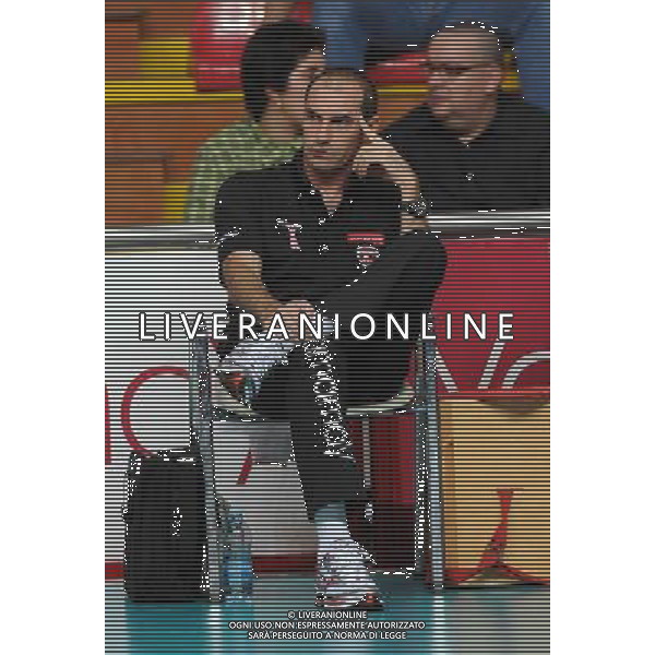 Findomestic Volley Cup - Campionato Pallavolo Serie A1 Femminile Busto Arsizio (VA) 25-10-2009 Yamamay Busto Arsizio - Zoppas Industries Conegliano Veneto nella foto: Parisi Carlo allenatore della Yamamay foto Garavaglia - ag. Aldo Liverani sas