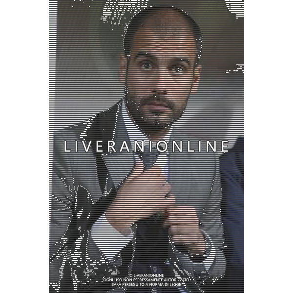 LEON, Spain (28/10/09).- Spanish King\'s Cup Cultural Leonesa vs Barcelona. Pictured: Josep Guardiola, Barcelona coach. © MAA / ALFAQUI - Ag. Aldo Liverani sas ITALY ONLY CALCIO - COPPA DEL RE SPAGNA: PARTITA CULTURAL LEONESA vs BARCELLONA