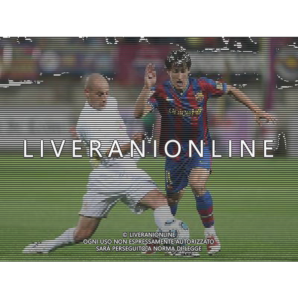 LEON, Spain (28/10/09).- Spanish King\'s Cup Cultural Leonesa vs Barcelona. Pictured: Bojan Krkic. © MAA / ALFAQUI - Ag. Aldo Liverani sas ITALY ONLY CALCIO - COPPA DEL RE SPAGNA: PARTITA CULTURAL LEONESA vs BARCELLONA