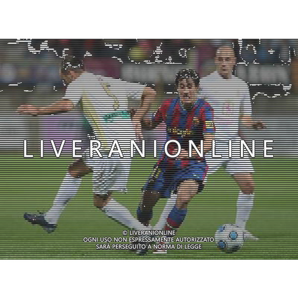 LEON, Spain (28/10/09).- Spanish King\'s Cup Cultural Leonesa vs Barcelona. Pictured: Bojan Krkic. © MAA / ALFAQUI - Ag. Aldo Liverani sas ITALY ONLY CALCIO - COPPA DEL RE SPAGNA: PARTITA CULTURAL LEONESA vs BARCELLONA