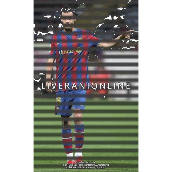 LEON, Spain (28/10/09).- Spanish King\'s Cup Cultural Leonesa vs Barcelona. Pictured: Sergio Busquets. © MAA / ALFAQUI - Ag. Aldo Liverani sas ITALY ONLY CALCIO - COPPA DEL RE SPAGNA: PARTITA CULTURAL LEONESA vs BARCELLONA