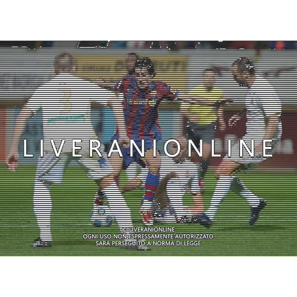 LEON, Spain (28/10/09).- Spanish King\'s Cup Cultural Leonesa vs Barcelona. Pictured: Bojan Krkic. © MAA / ALFAQUI - Ag. Aldo Liverani sas ITALY ONLY CALCIO - COPPA DEL RE SPAGNA: PARTITA CULTURAL LEONESA vs BARCELLONA