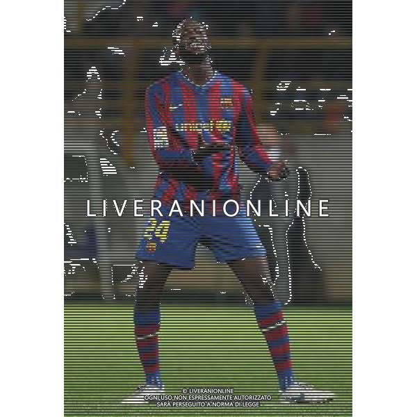 LEON, Spain (28/10/09).- Spanish King\'s Cup Cultural Leonesa vs Barcelona. Pictured: Toure Yaya. © MAA / ALFAQUI - Ag. Aldo Liverani sas ITALY ONLY CALCIO - COPPA DEL RE SPAGNA: PARTITA CULTURAL LEONESA vs BARCELLONA