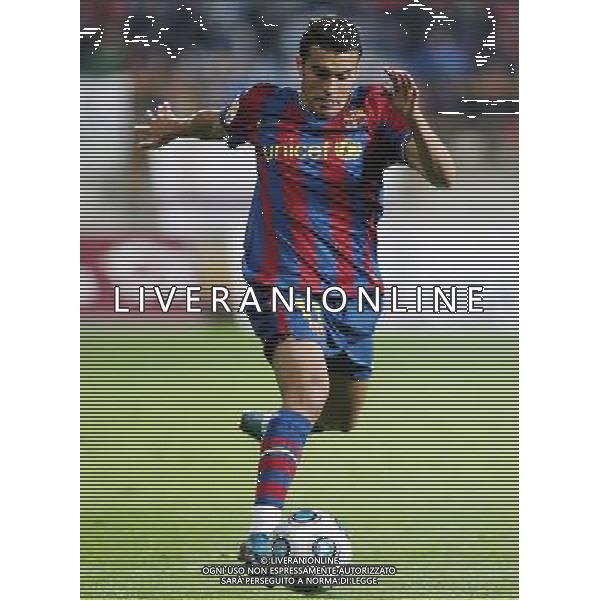 LEON, Spain (28/10/09).- Spanish King\'s Cup Cultural Leonesa vs Barcelona. Pictured: Pedro Rodriguez. © MAA / ALFAQUI - Ag. Aldo Liverani sas ITALY ONLY CALCIO - COPPA DEL RE SPAGNA: PARTITA CULTURAL LEONESA vs BARCELLONA