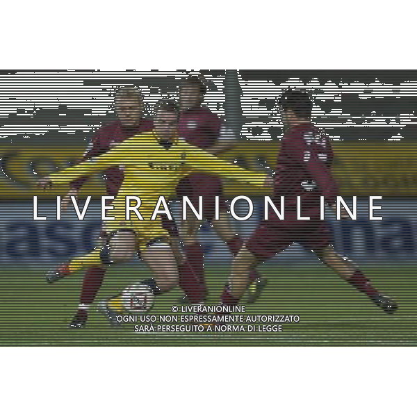 REGGIO CALABRIA 17/12/2003 REGGINA-INTER TIM CUP COPPA ITALIA NELLA FOTO MOZART VAN DER MEYDE E COZZA FRANCESCO FOTO PECORARO/AGENZIA ALDO LIVERANI