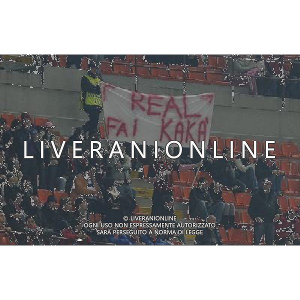 Champions League 2009/2010 Gruppo C Milano - 03.11.2009 AC Milan-Real Madrid CF Nella Foto:STRISCIONE KAKA /Ph.Vitez-Ag. Aldo Liverani