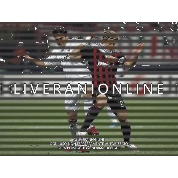 Milan - Real Madrid Campions League 03/11/2009 nella foto ricardo kaka\' e ambrosini massimo ©Luzzani/Agenzia Aldo Liverani Sas