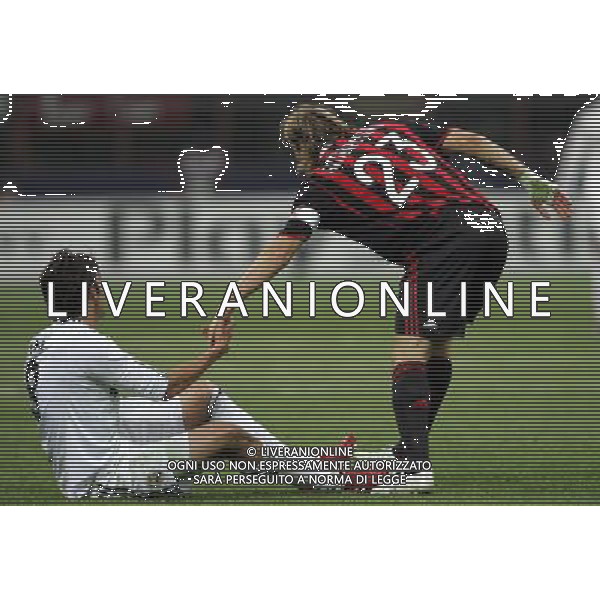 Milan - Real Madrid Campions League 03/11/2009 nella foto ricardo kaka\' e ambrosini massimo ©Luzzani/Agenzia Aldo Liverani Sas