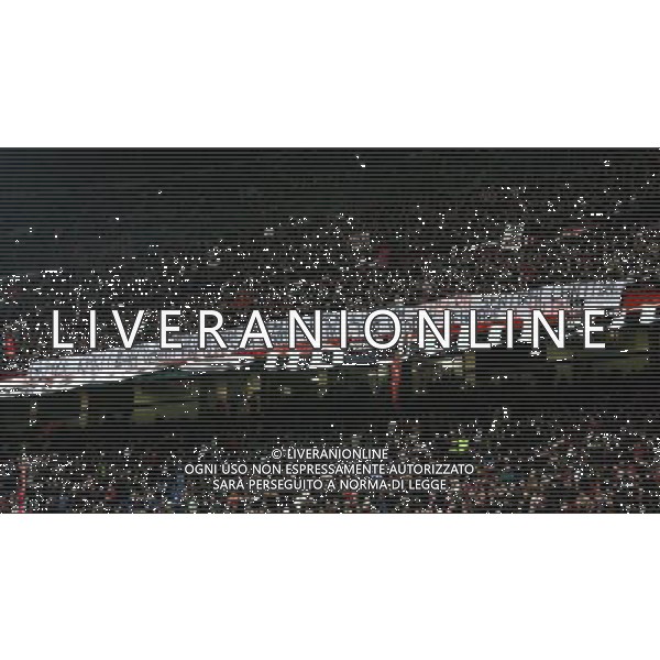 Milan - Real Madrid Campions League 03/11/2009 nella foto striscioni dei tifosi del milan ©Luzzani/Agenzia Aldo Liverani Sas