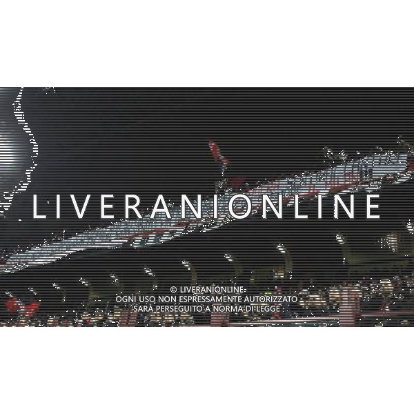 Milan - Real Madrid Campions League 03/11/2009 nella foto striscioni dei tifosi del milan ©Luzzani/Agenzia Aldo Liverani Sas