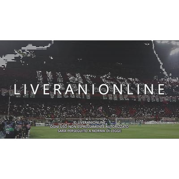 Milan - Real Madrid Campions League 03/11/2009 nella foto coreografia e striscioni dei tifosi del milan ©Luzzani/Agenzia Aldo Liverani Sas