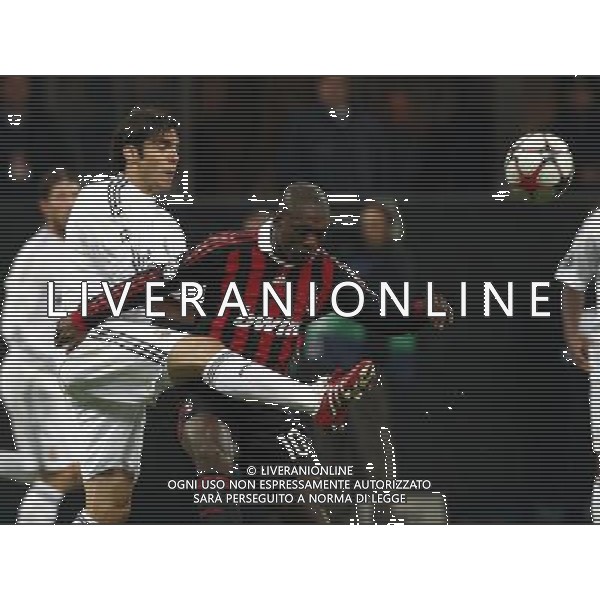 Milan - Real Madrid Campions League 03/11/2009 nella foto ricardo Kaka\' e Seedorf Clarence ©Venezia/Agenzia Aldo Liverani Sas