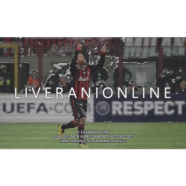 Milan - Real Madrid Campions League 03/11/2009 nella foto esultanza dopo il gol su rigore di ronaldinho del 1-1 ©Luzzani/Agenzia Aldo Liverani Sas