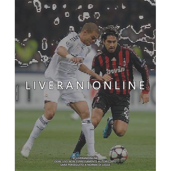 Champions League 2009/2010 Gruppo C Milano - 03.11.2009 AC Milan-Real Madrid CF Nella Foto:PEPE-BORRIELLO marco /Ph.Vitez-Ag. Aldo Liverani