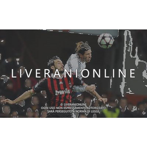 Champions League 2009/2010 Gruppo C Milano - 03.11.2009 AC Milan-Real Madrid CF Nella Foto: GIANLUCA ZAMBROTTA-SERGIO RAMOS /Ph.Vitez-Ag. Aldo Liverani