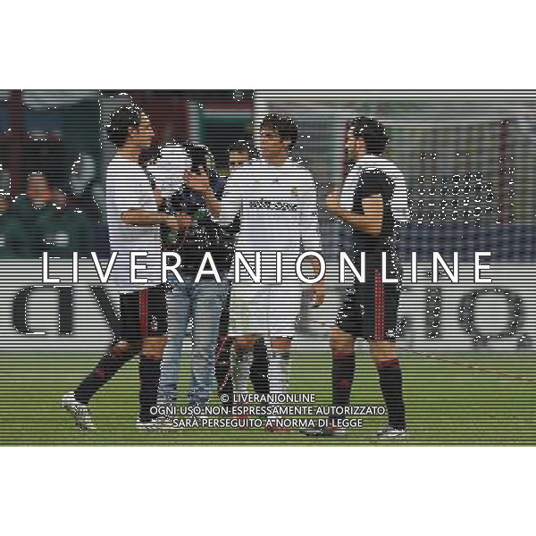 Champions League 2009/2010 Gruppo C Milano - 03.11.2009 AC Milan-Real Madrid CF Nella Foto: RICARDO KAKA\' E ALESSANDRO NESTA A FINE GARA /Ph.Vitez-Ag. Aldo Liverani