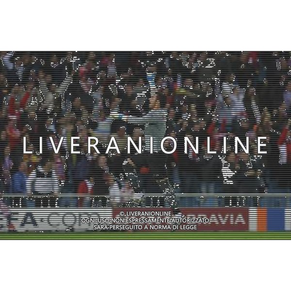 Atletico de Madrid-Chelsea Asenjo celebra gol Photo: Acero/Cebolla/ ALFAQUI - Ag. Aldo Liverani sas ITALY ONLY PARTITA CHAMPIONS LEAGUE: ATLETICO MADRID vs CHELSEA