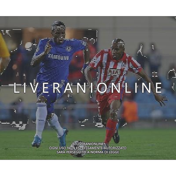 Atletico de Madrid-Chelsea Assuncao-Drogba Photo: Acero/Cebolla/ ALFAQUI - Ag. Aldo Liverani sas ITALY ONLY PARTITA CHAMPIONS LEAGUE: ATLETICO MADRID vs CHELSEA