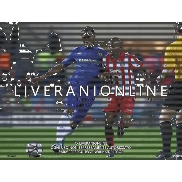 Atletico de Madrid-Chelsea Assuncao-Drogba Photo: Acero/Cebolla/ ALFAQUI - Ag. Aldo Liverani sas ITALY ONLY PARTITA CHAMPIONS LEAGUE: ATLETICO MADRID vs CHELSEA