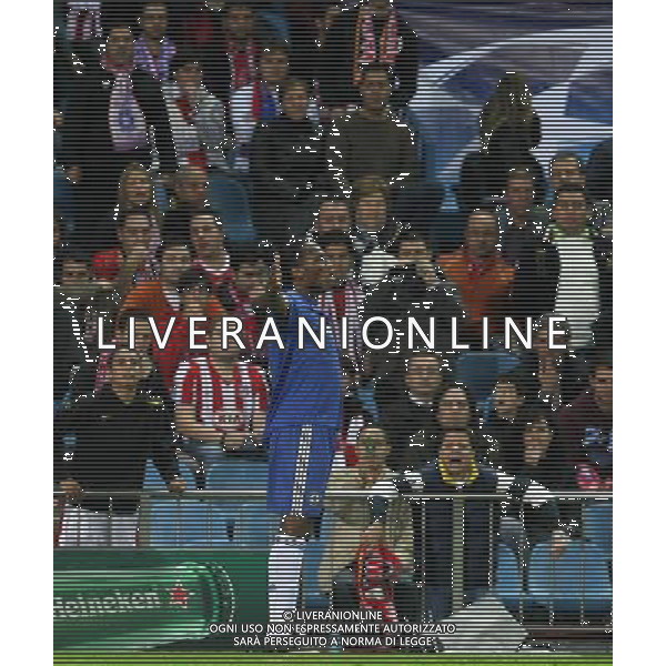 Atletico de Madrid-Chelsea Los jugadores del Chelsea celebran el segundo gol Photo: Acero/Cebolla/ ALFAQUI - Ag. Aldo Liverani sas ITALY ONLY PARTITA CHAMPIONS LEAGUE: ATLETICO MADRID vs CHELSEA