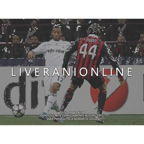 Milano 03-11-2009 Champions League 2009/10 Milan-Real Madrid 1:1 nella foto marcelo e massimo oddo ph marco luzzani/ag ldo liverani s.a.s.
