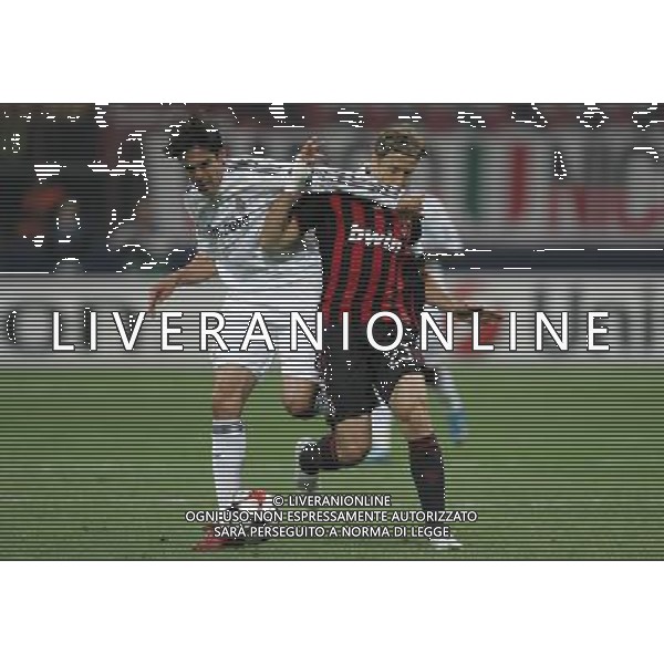 Milano 03-11-2009 Champions League 2009/10 Milan-Real Madrid 1:1 nella foto kaka e massimo oddo ph marco luzzani/ag ldo liverani s.a.s.
