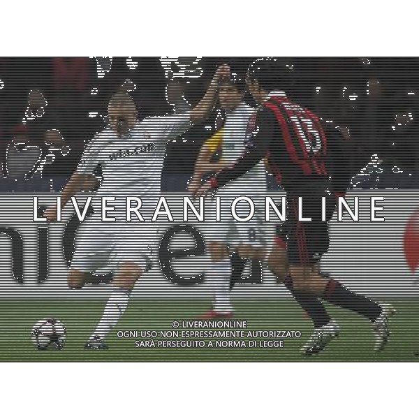 Milano 03-11-2009 Champions League 2009/10 Milan-Real Madrid 1:1 nella foto karim benzema e alessandro nesta ph marco luzzani/ag ldo liverani s.a.s.