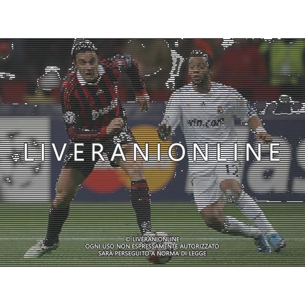 Milano 03-11-2009 Champions League 2009/10 Milan-Real Madrid 1:1 nella foto massimo oddo e marcelo ph marco luzzani/ag ldo liverani s.a.s.
