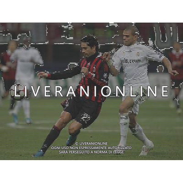 Milano 03-11-2009 Champions League 2009/10 Milan-Real Madrid 1:1 nella foto marco borriello e pepe ph marco luzzani/ag ldo liverani s.a.s.