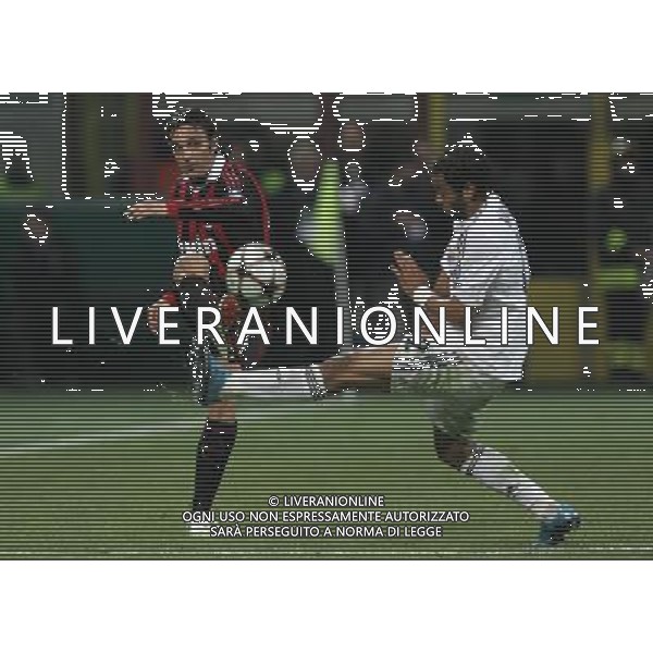 Milano 03-11-2009 Champions League 2009/10 Milan-Real Madrid 1:1 nella foto massimo oddo e marcelo ph marco luzzani/ag ldo liverani s.a.s.