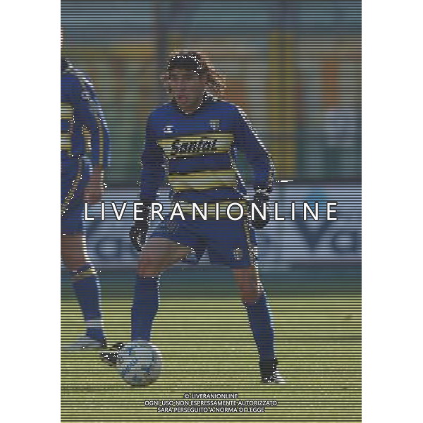Parma Calcio 2003/04 Coppa Italia 2003/04 ( ottavi ) Parma - Venezia 0-1 del 17/12/2003 nella foto: Bolano Jorge Eladio foto Recalcati Danilo/Ag Aldo Liverani